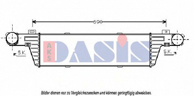 AKS DASIS 127160n -  Интеркулер